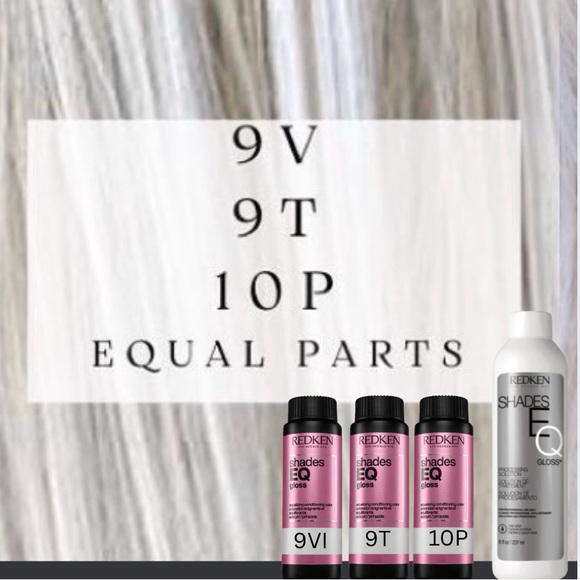 4 Products Redken Shades EQ Blonde Toner Gloss Kit
